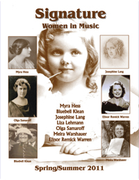 Signature: Women in Music Spring/Summer 2011, Vol. III, No. 2